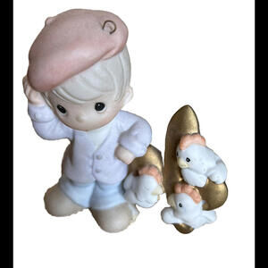 🌼 Precious Moments Collection 1998 Saying “Oui” To Our Love Ornament No Box
